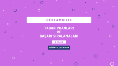 Reklamcılık Taban Puanları ve Başarı Sıralamaları