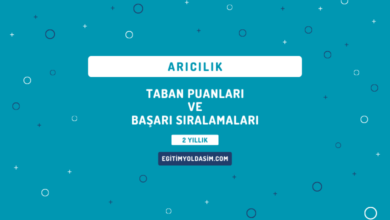 Arıcılık Taban Puanları ve Başarı Sıralamaları