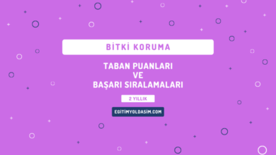 Bitki Koruma Taban Puanları ve Başarı Sıralamaları