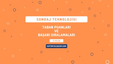 Sondaj Teknolojisi Taban Puanları ve Başarı Sıralamaları