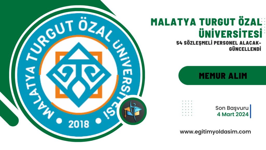 Malatya Turgut Özal Üniversitesi 54 