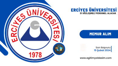 Erciyes Üniversitesi 31 sözleşmeli