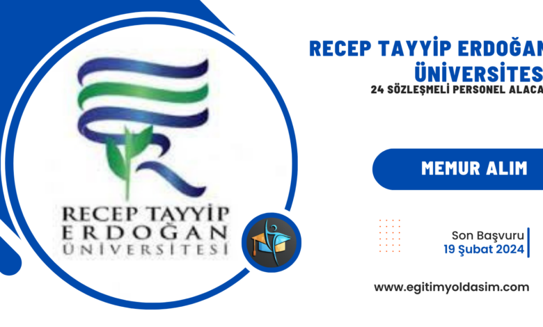 Recep Tayyip Erdoğan Üniversitesi 24