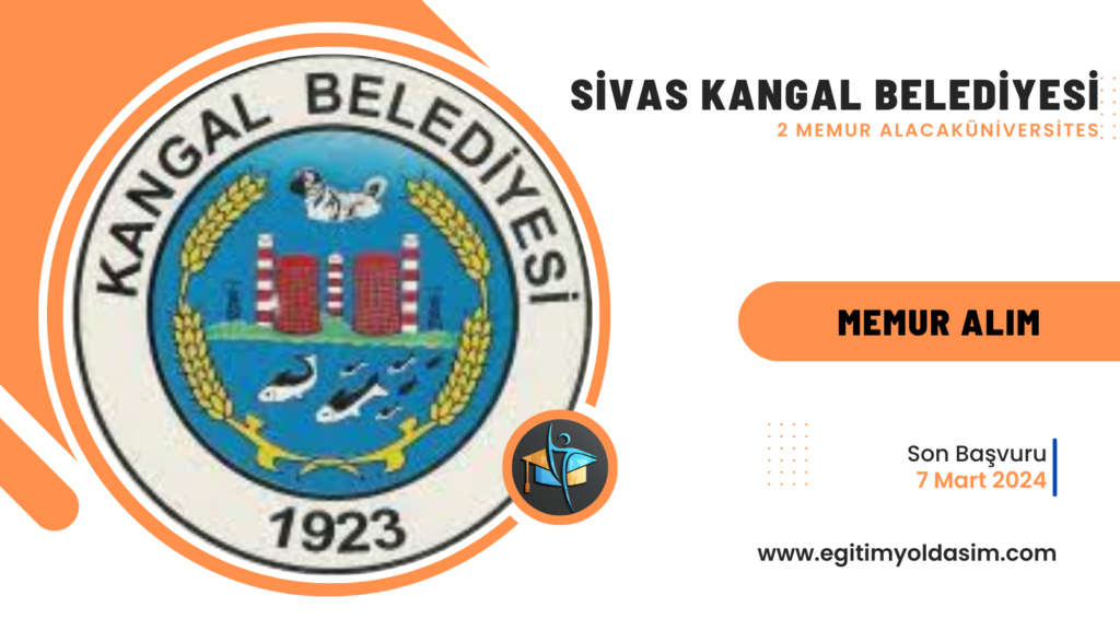 Sivas Kangal Belediyesi 2 memur