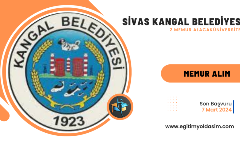 Sivas Kangal Belediyesi 2 memur