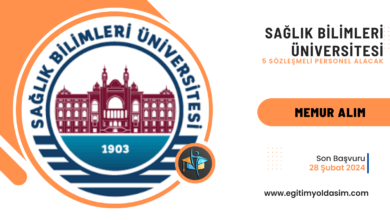 Sağlık Bilimleri Üniversitesi 5 sözleşmeli