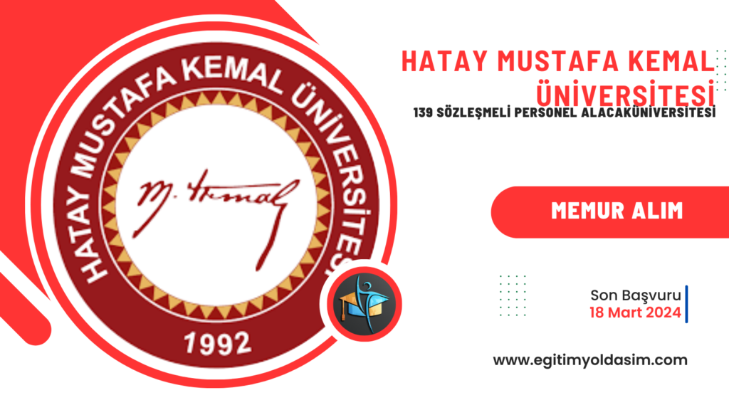 Hatay Mustafa Kemal Üniversitesi 139