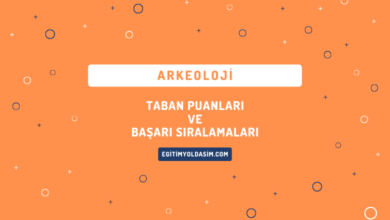 Arkeoloji Taban Puanları ve Başarı Sıralamaları