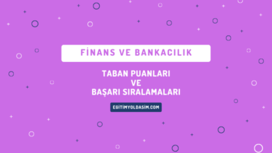 Finans ve Bankacılık Taban Puanları ve Başarı Sıralamaları