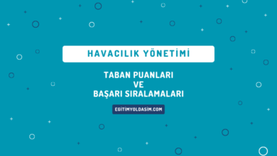 Havacılık Yönetimi Taban Puanları ve Başarı Sıralamaları