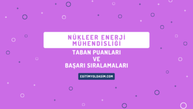 Nükleer Enerji Mühendisliği Taban Puanları ve Başarı Sıralamaları